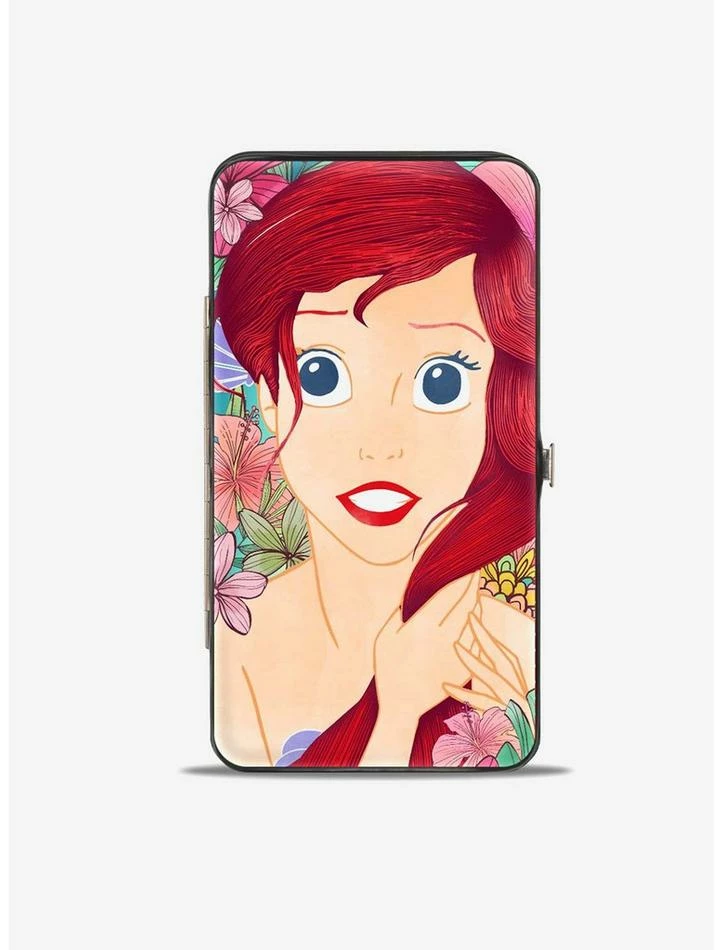 Discount 👏 Disney The Little Mermaid Ariel Scene Hinged Wallet 🛒