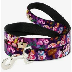 Best Pirce ⭐ Disney Alice in Wonderland 🐶 Dog Leash Alice the Queen of Hearts Scenes 6 Ft ❤️