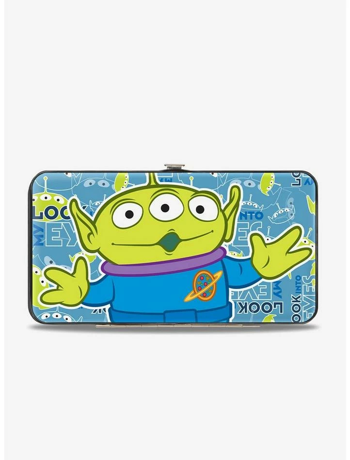 Cheapest ❤️ Disney Pixar Toy Story Alien Pose Look Into My Eyes Hinged Wallet 👏