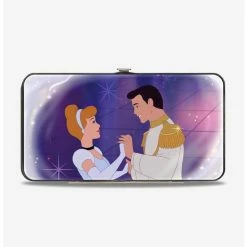 Outlet ⭐ Disney Cinderella Prince Ball Scene Crown Icon Hinged Wallet 🔔