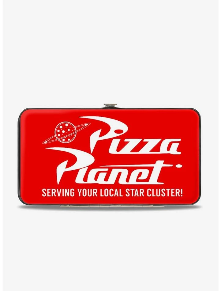 Hot Sale โจ Disney Pixar Toy Story Pizza Planet Serving Your Local Star Hinged Wallet ๐