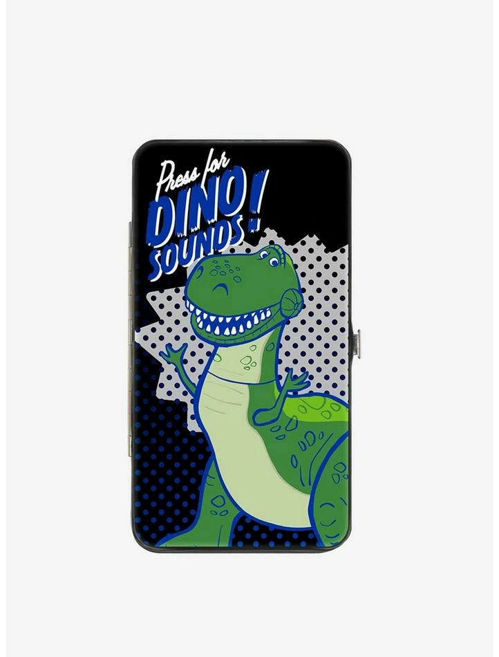 Deals ⌛ Disney Pixar Toy Story Rex Pose Press For Dino Sounds Hinged Wallet ❤️
