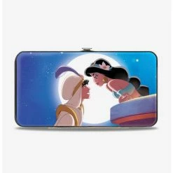 Flash Sale ๐ฅ Disney Classic Aladdin Jasmine Moonlight Kiss Scene Hinged Wallet ๐งจ