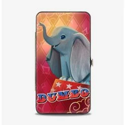 Coupon ⌛ Disney Dumbo Circus Stand Pose Diamonds Hinged Wallet 👍