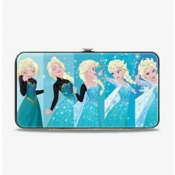 Outlet 🌟 Disney Frozen Elsa Letting It Go Transformation Make Your Own Magic Hinged Wallet 👍