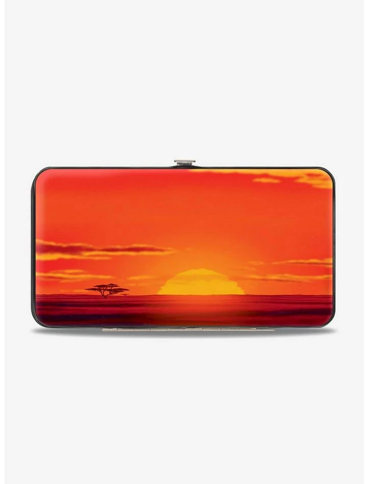Coupon โ Disney The Lion King Hakuna Matata Simba Pumbaa Timon Sunset Silhouette Hinged Wallet ๐ - Image 2