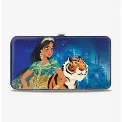 Top 10 🔥 Disney Jasmine Standing Pose Rajah Palace Hinged Wallet 💯