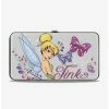 Discount 👏 Disney Tinker Bell Over Shoulder Pose Sketch Hinged Wallet ✨