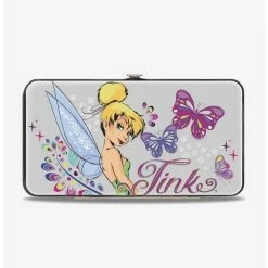 Discount 👏 Disney Tinker Bell Over Shoulder Pose Sketch Hinged Wallet ✨