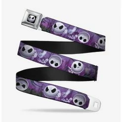 Deals ✔️ The Nightmare Before 🎁 Christmas Jack Expressions Ghosts In Cemetery Seatbelt Belt 😀