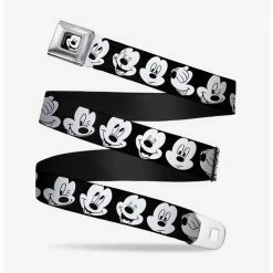 Promo 😀 Disney Mickey Mouse Expressions Close Up Seatbelt Belt ✔️