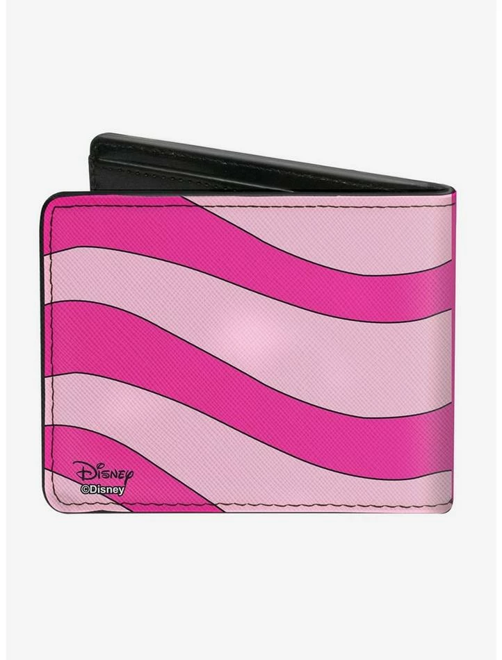 Deals 👏 Disney Alice In Wonderland Chelshire Cat Face and Stripes Bi-Fold Wallet 🤩 - Image 2