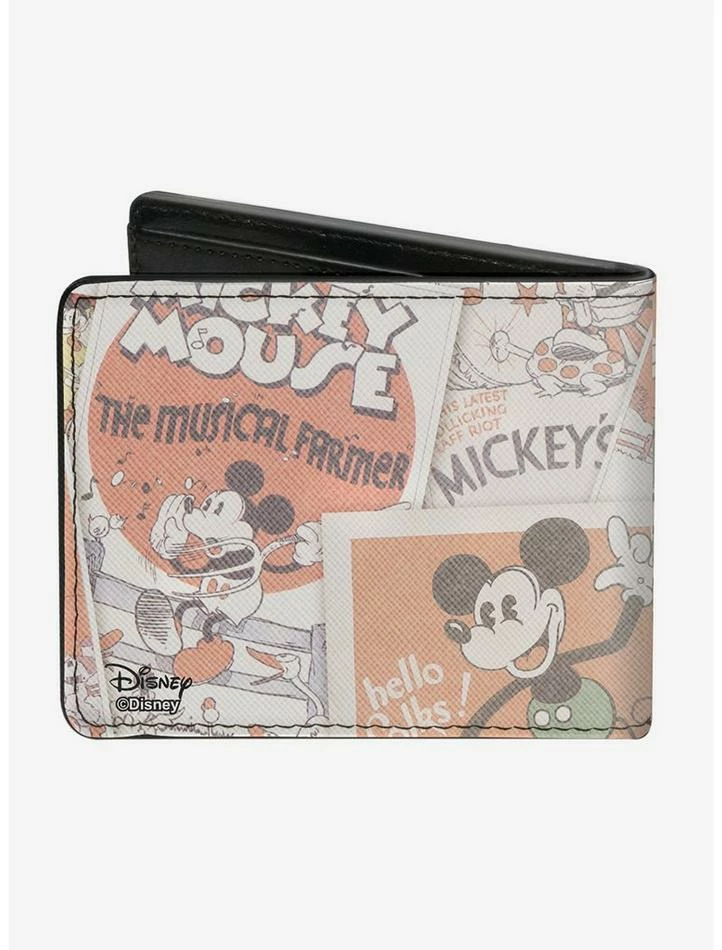 Top 10 ✨ Disney Mickey Mouse Classic Sitting Pose Close Up Comics Bi-Fold Wallet 👍 - Image 2