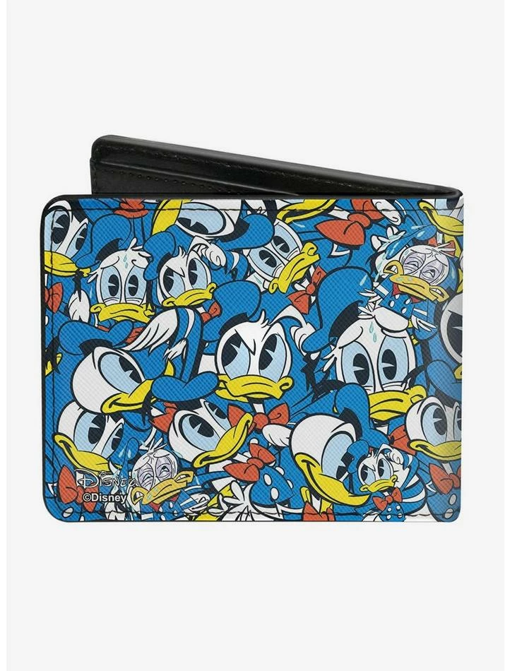 Buy 🤩 Disney Donald Duck Poses Stacked Collage Bi-Fold Wallet 😀 - Image 2