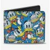 Buy 🤩 Disney Donald Duck Poses Stacked Collage Bi-Fold Wallet 😀