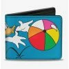 Flash Sale 👏 Disney Donald Duck Beach Ball Pose Bi-Fold Wallet ⌛
