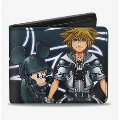 Wholesale 😍 Disney Kingdom Hearts II Mickey And Sora Pose Bi-Fold Wallet 💯