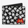 Cheap 🤩 Disney Mickey Mouse M Icon Hand Gestures Bi-Fold Wallet 🧨