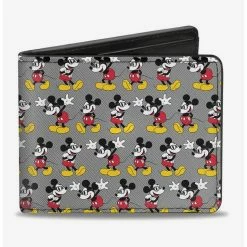 Outlet ✨ Disney Mickey Mouse Nerdy Poses Bi-Fold Wallet 💯