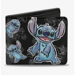 Wholesale ๐ Disney Lilo & Stitch Hibiscus Stitch Sketch Bi-Fold Wallet ๐