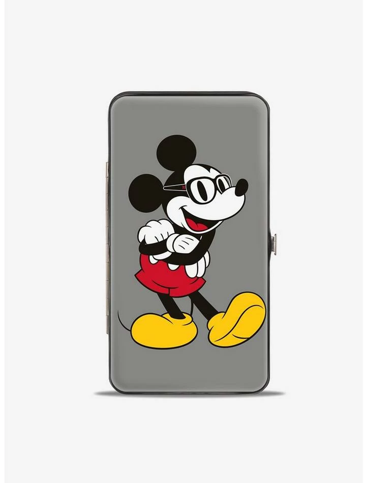 Coupon ๐งจ Disney Mickey Mouse Arms Crossed Walking Poses Hinged Wallet ๐ฅฐ