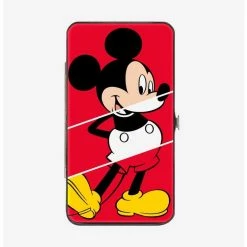 Budget โ Disney Mickey Mouse Classic Pose The True Original Stripe Hinged Wallet ๐ฏ