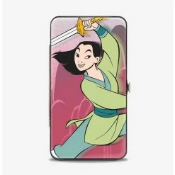 Wholesale โ Disney Mulan Sword Action Pose Hinged Wallet ๐