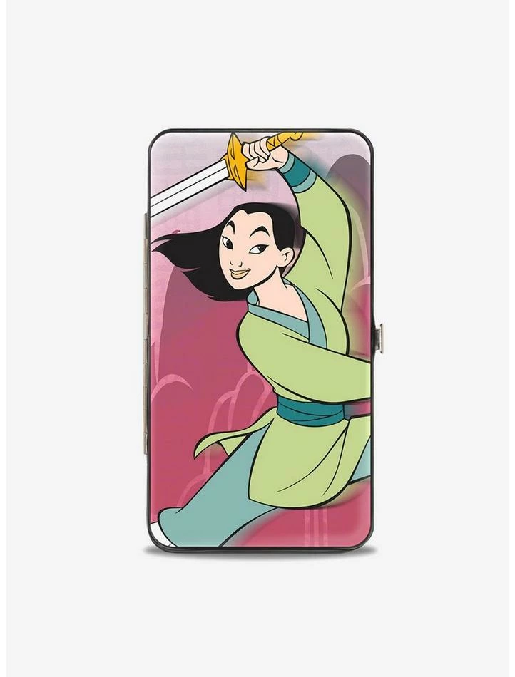 Wholesale ⌛ Disney Mulan Sword Action Pose Hinged Wallet 😉