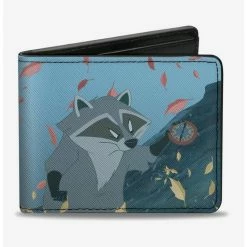 Promo ๐ Disney Pocahontas Meeko Compass Pose Bi-Fold Wallet โจ