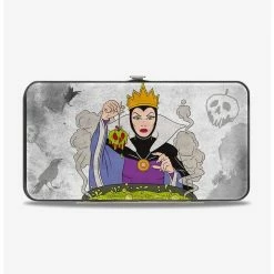 Outlet ⭐ Disney Snow Whites Evil Queen Cauldron Pose Once Upon A Time Hinged Wallet 🌟