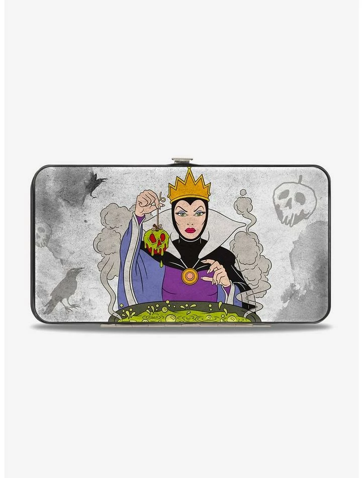 Outlet ⭐ Disney Snow Whites Evil Queen Cauldron Pose Once Upon A Time Hinged Wallet 🌟