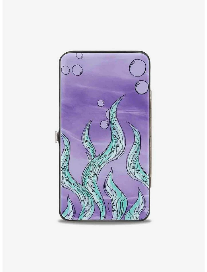 Flash Sale 👏 Disney The Little Mermaid Ursula Smiling Sketch Kelp Hinged Wallet 😍 - Image 2
