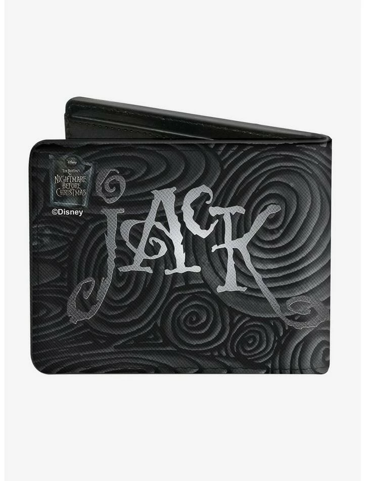 Hot Sale ๐ The Nightmare Before โ Christmas Jack Arms Crossed Jack Swirls Bi-Fold Wallet ๐ - Image 2