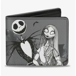 Wholesale ๐ The Nightmare Before ๐ Christmas Jack Sally Zero Cemetery Scene Bi-Fold Wallet ๐งจ