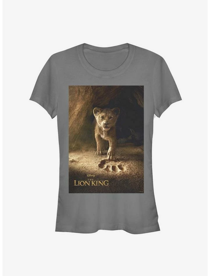 Flash Sale ๐งจ Disney The Lion King 2019 Simba Poster ๐ง Girls White T-Shirt ๐ฅฐ - Image 2