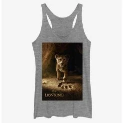 Deals 🔔 Disney The Lion King 2019 Simba Poster 👧 Girls Tank 😉