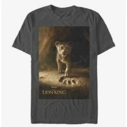Promo 😀 Disney The Lion King 2019 Simba Poster T-Shirt 👏
