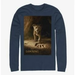 Flash Sale 🥰 Disney The Lion King 2019 Simba Poster Long-Sleeve T-Shirt 😀