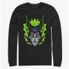 Buy 🎉 Disney Maleficent Sugar Skull Long-Sleeve T-Shirt 🎁