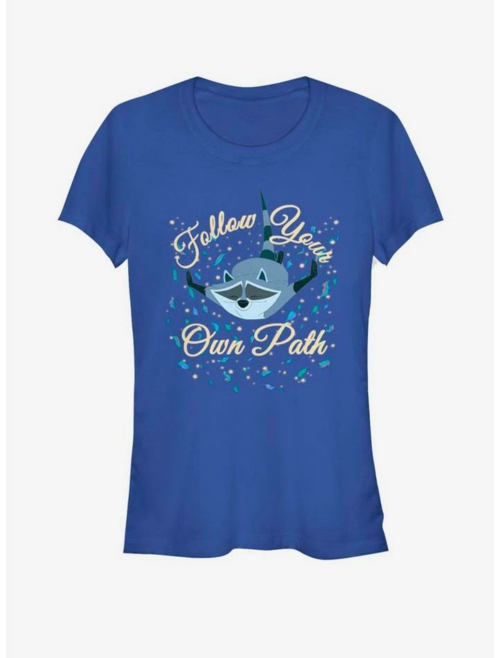 Brand new 👏 Disney Pocahontas Meeko Falling 👧 Girls T-Shirt 🤩 - Image 2