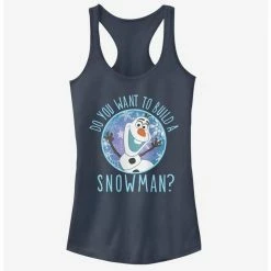 Cheapest ⌛ Disney Frozen Build A Snowman 👧 Girls Tank ⭐