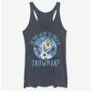 Brand new 👍 Disney Frozen Build A Snowman 👧 Girls Tank 🌟