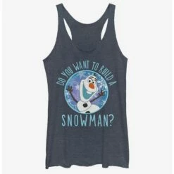Brand new 👍 Disney Frozen Build A Snowman 👧 Girls Tank 🌟