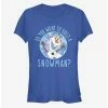 Flash Sale ❤️ Disney Frozen Build A Snowman 👧 Girls T-Shirt 😉