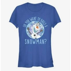 Flash Sale ❤️ Disney Frozen Build A Snowman 👧 Girls T-Shirt 😉