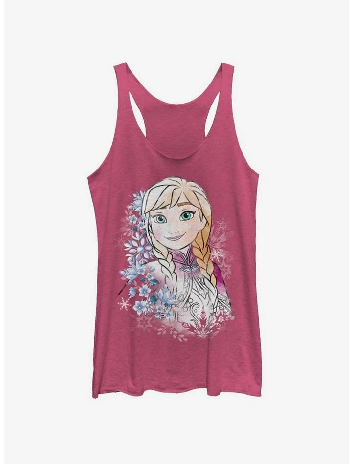 Cheapest 💯 Disney Frozen Anna Flowers 👧 Girls Tank ✨