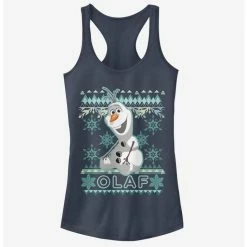 Hot Sale 🛒 Disney Frozen Olaf Fade X-Mas 👧 Girls Tank 🎉