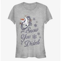 New 🌟 Disney Frozen Oh Snow 👧 Girls T-Shirt 🎉