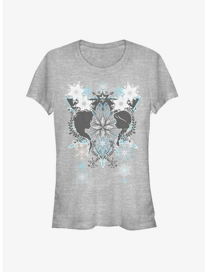 Buy ๐ฅ Disney Frozen Snowflake Boho ๐ง Girls T-Shirt ๐