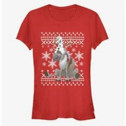 Best Sale ✔️ Disney Frozen Sven And Olaf Friends 👧 Girls T-Shirt 🔥